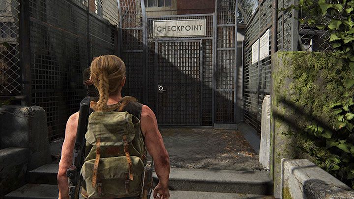 Sekret ten możesz znaleźć tuż po rozpoczęciu etapu Baza i przejściu przez pierwszy posterunek kontrolny (Checkpoint) - The Last of Us 2: Baza / The Forward Base sekrety, znajdźki - The Last of Us 2 - poradnik do gry
