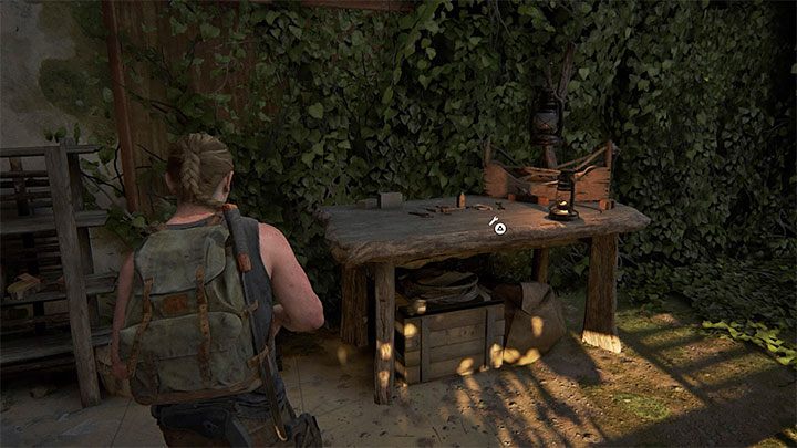 Zbadaj okoliczne pomieszczenia - w jednym z nich jest poszukiwany warsztat - The Last of Us 2: Wrogie terytorium / Hostile Territory sekrety, znajdźki - The Last of Us 2 - poradnik do gry