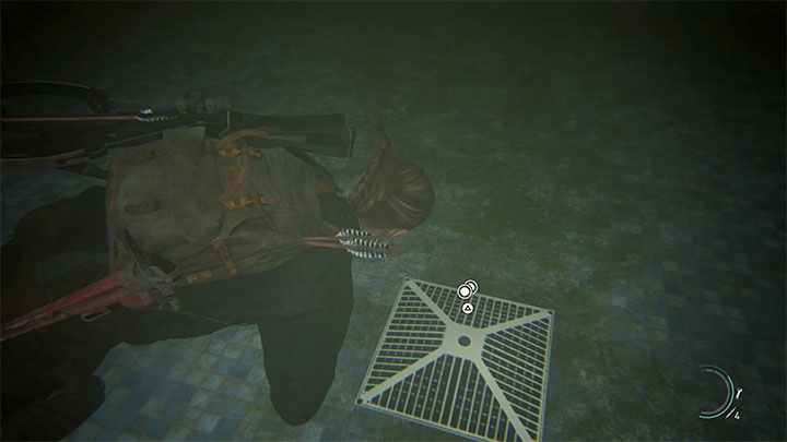Musisz wskoczyć do wody i zanurkować, a to dlatego, że moneta leży na dnie basenu - The Last of Us 2: Zejście sekrety / The Descent, znajdźki - The Last of Us 2 - poradnik do gry