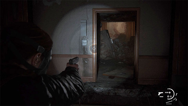 Po zeskoczeniu nie idź dalej, tylko obróć się o 180 stopni - The Last of Us 2: Zejście sekrety / The Descent, znajdźki - The Last of Us 2 - poradnik do gry