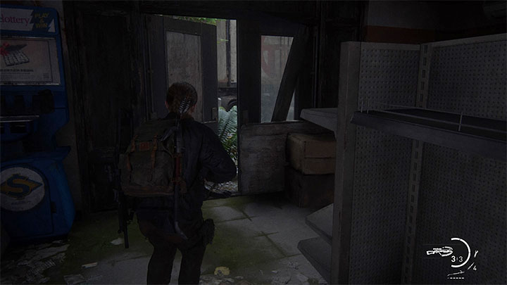 Przejdź przez wspomniany budynek i skorzystaj z drzwi wyjściowych po jego przeciwnej stronie - The Last of Us 2: Ucieczka z wyspy / The Escape sekrety, znajdźki - The Last of Us 2 - poradnik do gry