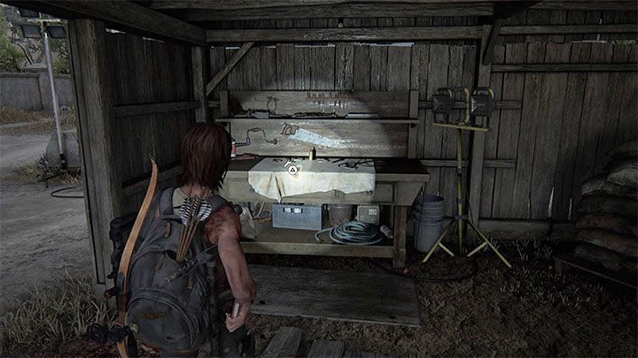 Warsztat znajdziesz w dużym zadaszonym obszarze - The Last of Us 2: Kurort / The Resort sekrety, znajdźki - The Last of Us 2 - poradnik do gry