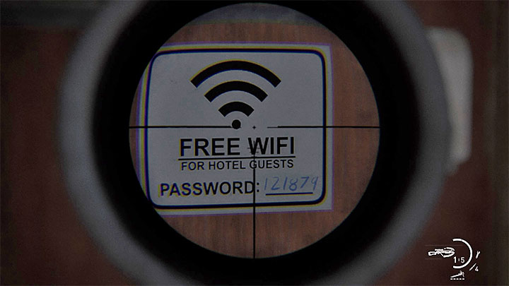 Kombinacją do sejfu jest hasło do tutejszego wifi - The Last of Us 2: Seattle, dzień 2 Abby - sejfy, kody - The Last of Us 2 - poradnik do gry