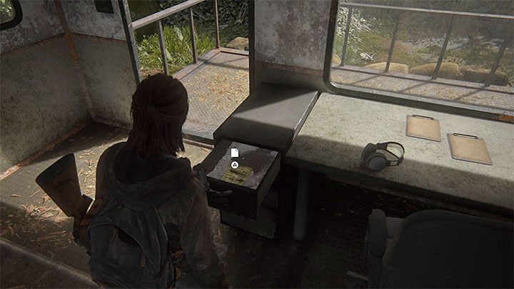 Dokument znajdziesz w jednej z szuflad - The Last of Us 2: Brama / The Gate sekrety, znajdźki - The Last of Us 2 - poradnik do gry