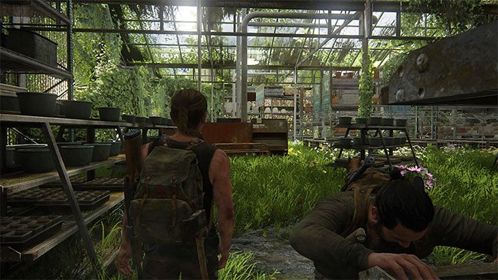 Na poszukiwania tego sekretu możesz wyruszyć po dotarciu do pokazanej na obrazku dużej części ogrodowej marketu - The Last of Us 2: Pieszo / On Foot sekrety, znajdźki - The Last of Us 2 - poradnik do gry