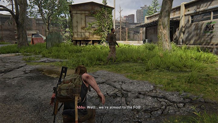 Znajdźkę możesz zdobyć niedługo po zejściu z dachu hangaru, w którym znajdowała się wisząca łódź - The Last of Us 2: Pieszo / On Foot sekrety, znajdźki - The Last of Us 2 - poradnik do gry