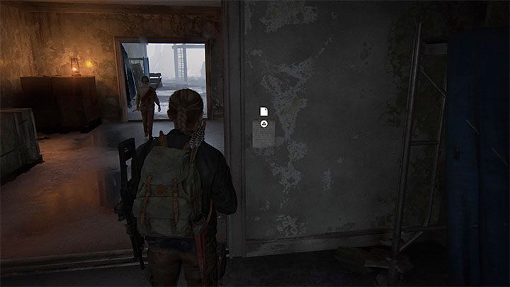 Poszukiwany dokument przybity został do jednej ze ścian - The Last of Us 2: Droga na skróty / The Shortcut sekrety, znajdźki - The Last of Us 2 - poradnik do gry