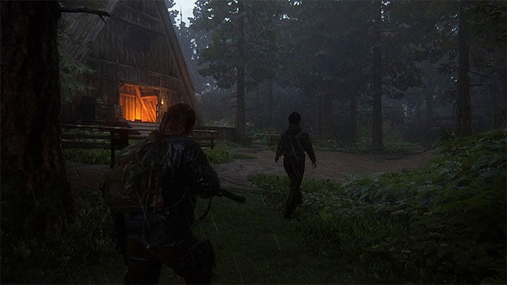 Niedługo po minięciu wieży natrafisz na pokazaną na obrazku lewą chatkę - The Last of Us 2: Wyspa / The Island sekrety, znajdźki - The Last of Us 2 - poradnik do gry