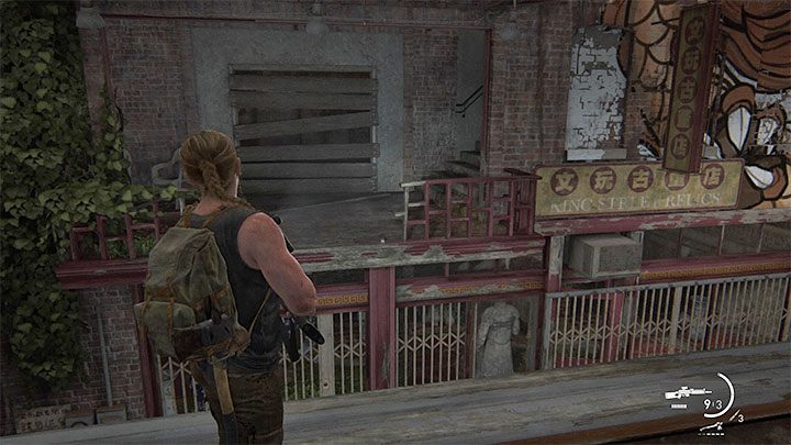 Na piętrze musisz przeczołgać się i rozprawić z dwoma klikaczami - The Last of Us 2: Relikt przeszłości (Relic of the Sages) - trofeum - The Last of Us 2 - poradnik do gry