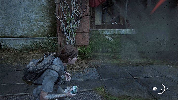 Pierwszą minę pułapkę możesz znaleźć w etapie Capitol Hill i Ellie będzie mogła samodzielnie wytwarzać kolejne - The Last of Us 2: Lista broni i gadżetów - The Last of Us 2 - poradnik do gry