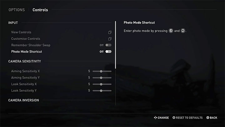 Druga metoda aktywacji to skorzystanie ze skrótu na padzie - L3+R3 (musicie wcisnąć obie gałki analogowe) - The Last of Us 2: Czy jest tryb fotograficzny? - The Last of Us 2 - poradnik do gry