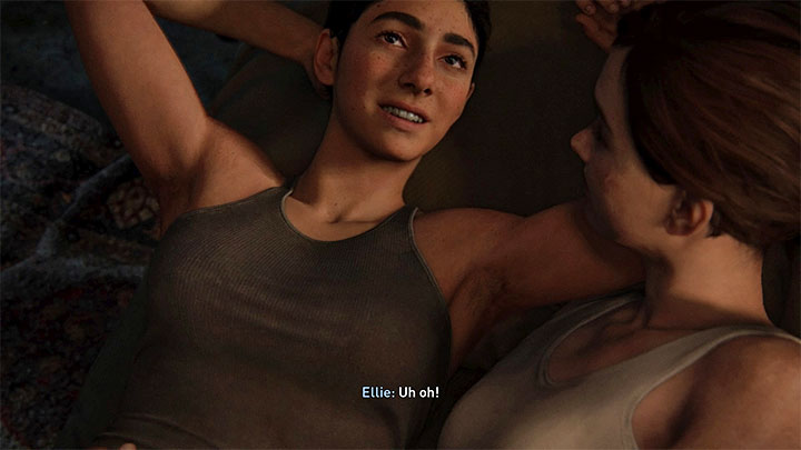Ellie i Dina mają swoją intymną scenę w jednym z początkowych etapów gry, przy czym nie zawiera ona żadnej nagości - The Last of Us 2: Czy są romanse? - The Last of Us 2 - poradnik do gry