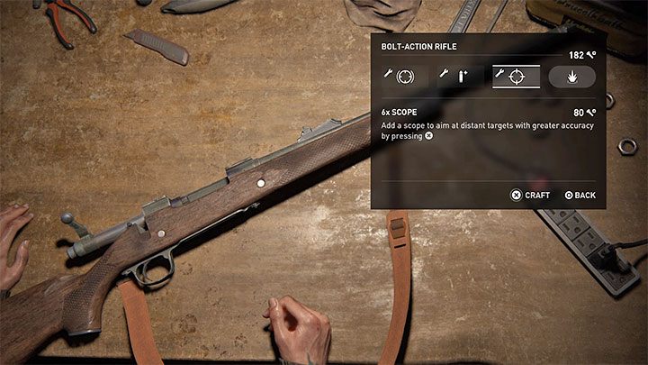 Wybierzcie karabin z listy posiadanych broni - The Last of Us 2: Jak odblokować karabin snajperski? - The Last of Us 2 - poradnik do gry