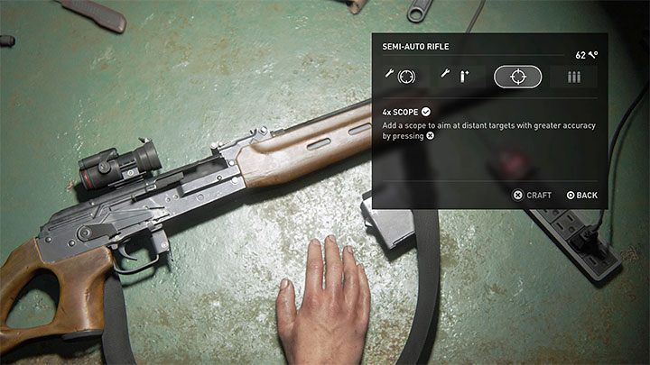 Po tym jak w dalszej części gry przejmiecie kontrolę nad Abby będziecie mogli zainstalować lunetę aż na 3 różnych broniach dostępnych dla tej postaci - The Last of Us 2: Jak odblokować karabin snajperski? - The Last of Us 2 - poradnik do gry