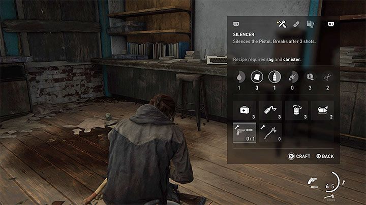 Zakupienie umiejętności za 20 suplementów pozwoli Wam zdobyć projekt do wytwarzania tłumików - The Last of Us 2: Jak zdobyć i zainstalować tłumik? - The Last of Us 2 - poradnik do gry