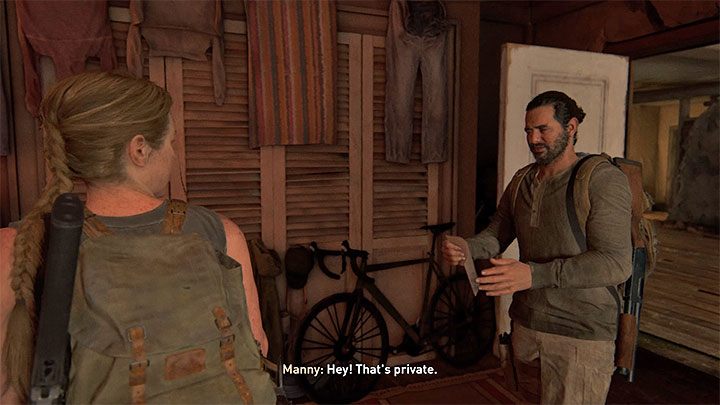 Odnaleziony list jest jedyną znajdźką, którą nie będziesz mógł dodać do swojego inwentarza - The Last of Us 2: Easter-eggi - rozdziały Abby - The Last of Us 2 - poradnik do gry