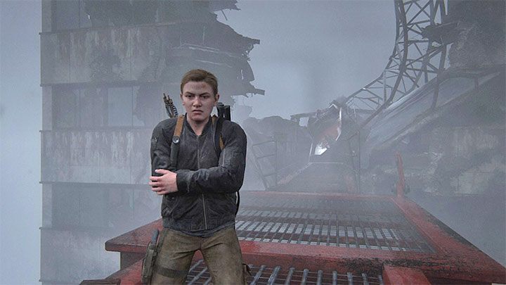 Prawdziwym sprawdzianem dla Abby i próbą zmierzenia się z jej lękiem wysokości jest jednak etap Droga na skróty, w którym wraz z Levem decyduje się ona na wspięcie na wieżowiec - The Last of Us 2: Easter-eggi - rozdziały Abby - The Last of Us 2 - poradnik do gry