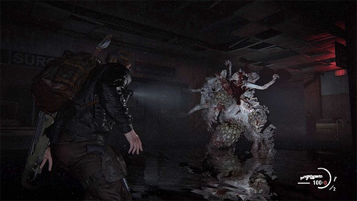 Do właściwej konfrontacji z Królem szczurów dochodzi dopiero w większym zalanym pomieszczeniu - The Last of Us 2: Król szczurów (The Rat King) - taktyka, jak zabić - The Last of Us 2 - poradnik do gry