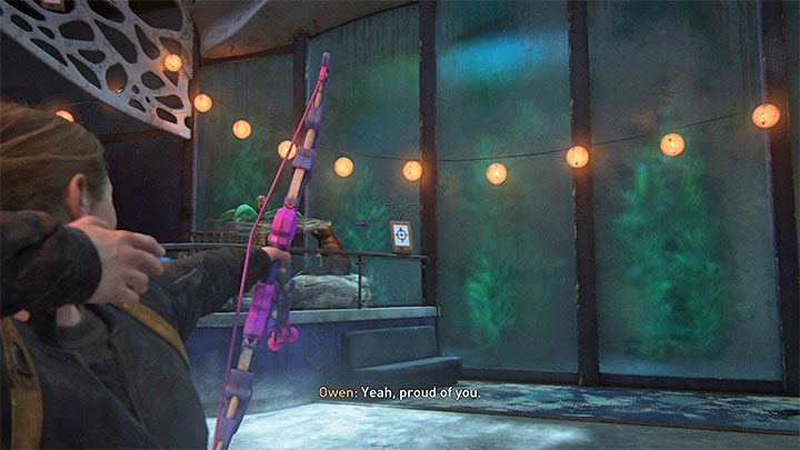 Podczas oddawania strzałów z łuku pamiętaj o dwóch ważnych rzeczach - The Last of Us 2: Wpisz mnie na tablicę (Put My Name Up) - trofeum - The Last of Us 2 - poradnik do gry