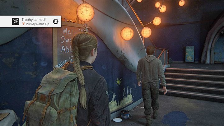 Po tym jak trafisz w co najmniej 11 tarcz możes poprzestać lub kontynuować aż trafisz we wszystkie tarcze - The Last of Us 2: Wpisz mnie na tablicę (Put My Name Up) - trofeum - The Last of Us 2 - poradnik do gry