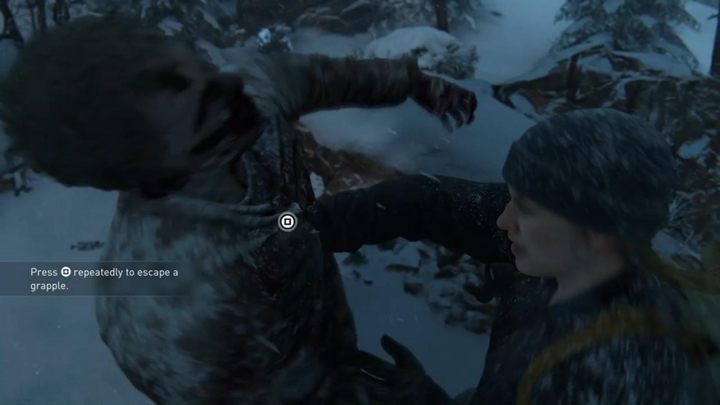 Na dole czeka cię również sekwencja QTE - The Last of Us 2: Prolog, Pobudka - solucja, opis przejścia - The Last of Us 2 - poradnik do gry