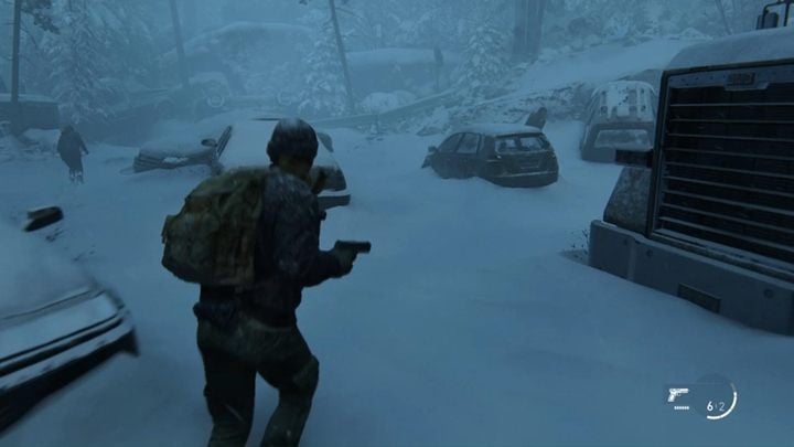 Po ich eliminacji wyjdź przez garaż na zewnątrz, przeskocz płot i idź przed siebie - The Last of Us 2: Prolog, Pobudka - solucja, opis przejścia - The Last of Us 2 - poradnik do gry