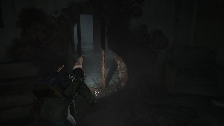 Po scence, wdrap się na ciężarówkę i wejdź przez dziurę do budynku - The Last of Us 2: Punkt Widokowy, Patrol - solucja, opis przejścia - The Last of Us 2 - poradnik do gry