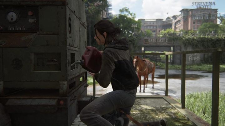 Gdy już uznasz, że przeszukałeś całą okolicę, możesz wrócić do bramy East 2, by otworzyć ją z pomocą paliwa - The Last of Us 2: Powrót z paliwem do bramy - solucja, opis przejścia - The Last of Us 2 - poradnik do gry