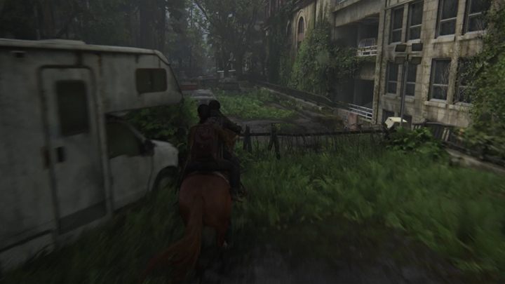 To ostatni moment na powrót do zwiedzania innych zakamarków zwiedzonych wcześniej lokacji - The Last of Us 2: Powrót z paliwem do bramy - solucja, opis przejścia - The Last of Us 2 - poradnik do gry