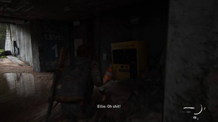 W końcu dotrzecie do kompleksu budynków i Ellie zatarasuje przejście - The Last of Us 2: Capital Hill, Kanał 13 - solucja, opis przejścia - The Last of Us 2 - poradnik do gry