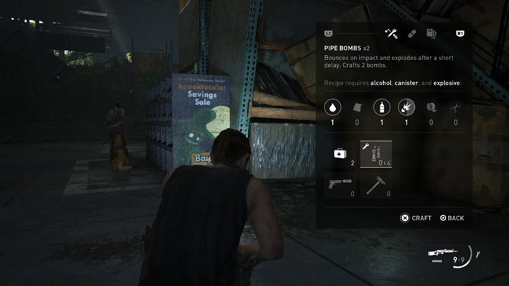 Idź do Mannego i zabierz materiały z półki - The Last of Us 2: Pieszo - solucja, opis przejścia - The Last of Us 2 - poradnik do gry