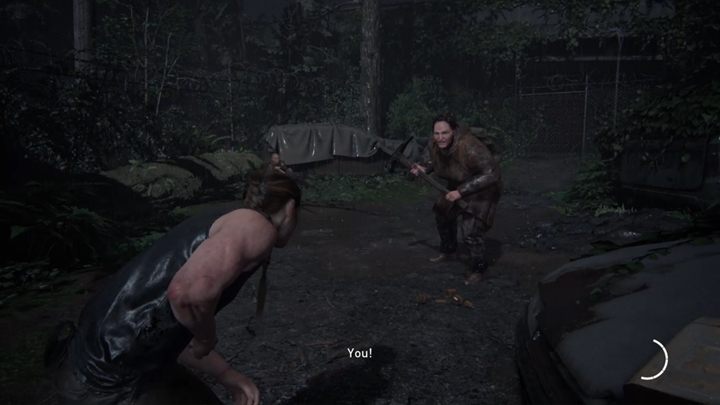 Biegnij za swoimi sojusznikami, a gdy dotrzecie do bramki - odegnij ją, by utworzyć nowe przejście - The Last of Us 2: Las - solucja, opis przejścia - The Last of Us 2 - poradnik do gry