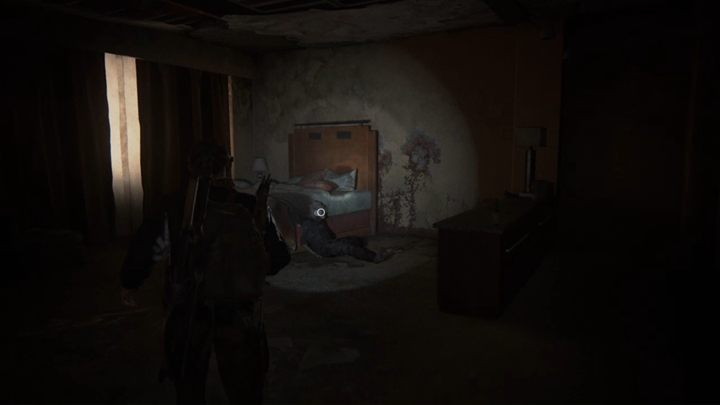 Idź w dół i podejdź do drzwi oznaczonych jako 19, a Abby zidentyfikuje grzyby w okolicy - The Last of Us 2: Zejście - solucja, opis przejścia - The Last of Us 2 - poradnik do gry