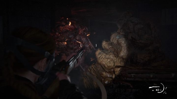 Bossa dobrze okręcać dookoła kolumny lub wielkiej tkanki z obrazka powyżej - The Last of Us 2: Epicentrum - solucja, opis przejścia - The Last of Us 2 - poradnik do gry