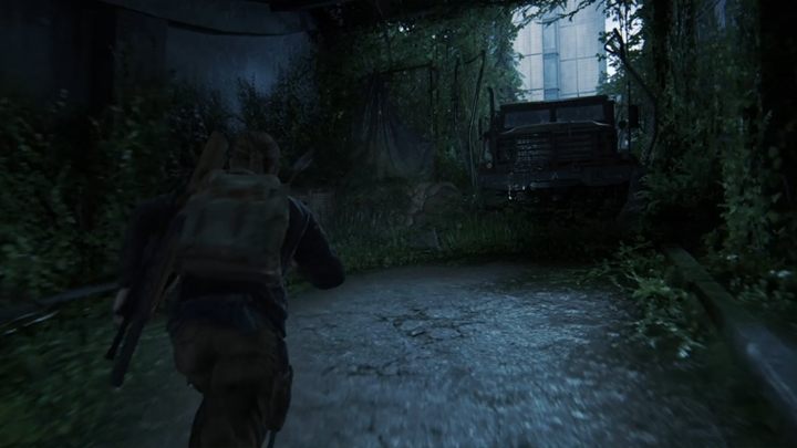 Otwórz teraz drzwi garażowe i ruszaj w kierunku światła - The Last of Us 2: Epicentrum - solucja, opis przejścia - The Last of Us 2 - poradnik do gry