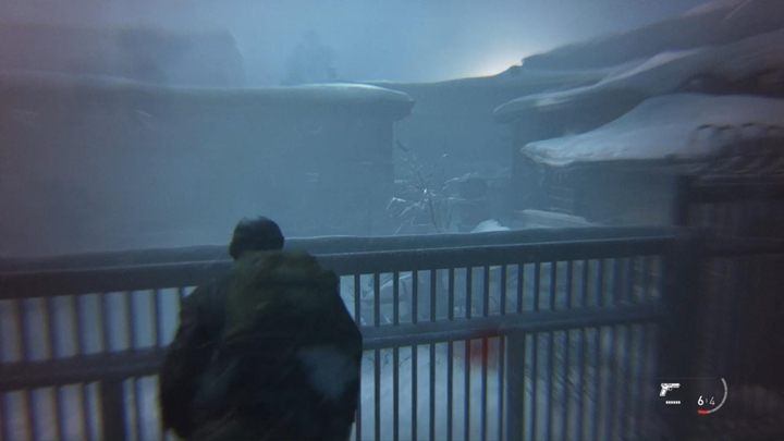 Wskocz na wystające kontenery i przeskocz na drugą stronę bramy - The Last of Us 2: W kleszczach, Górski Dom - solucja, opis przejścia - The Last of Us 2 - poradnik do gry