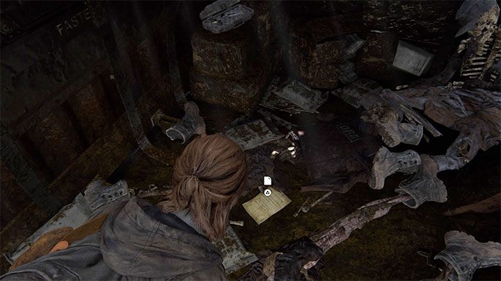 Po otwarciu paki ciężarówki Ellie i Dina dokonają przerażającego odkrycia - The Last of Us 2: Śródmieście / Downtown - mapa sekretów, znajdziek - The Last of Us 2 - poradnik do gry