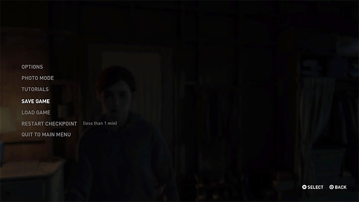 Jeśli chcesz możesz w całości polegać na automatcznych zapisach swoich postępów - gra operuje na kilku slotach autosejwów - The Last of Us 2: Porady na start - The Last of Us 2 - poradnik do gry