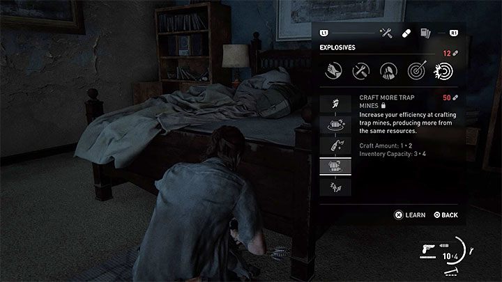 Pasywne umiejętności nadające się do zakupienia znajdziesz w drugiej zakładce inwentarza - The Last of Us 2: Podręczniki, umiejętności pasywne - The Last of Us 2 - poradnik do gry