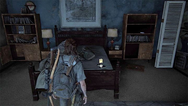 Podręcznik leży na łóżku w sypialni - The Last of Us 2: Podręczniki, umiejętności pasywne - The Last of Us 2 - poradnik do gry
