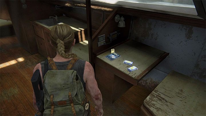 Zajrzyj do wnętrza wiszącej łodzi - The Last of Us 2: Podręczniki, umiejętności pasywne - The Last of Us 2 - poradnik do gry