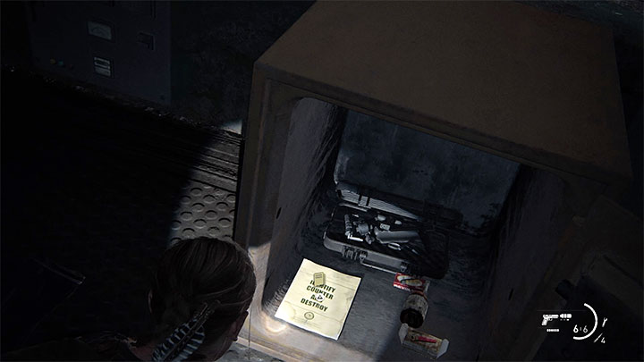 Podręcznik znajdziesz wewnątrz sejfu wraz z innym lootem - The Last of Us 2: Podręczniki, umiejętności pasywne - The Last of Us 2 - poradnik do gry