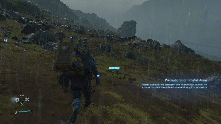 Po drodze możesz natknąć się na burzę - Death Stranding: Rozdział 2 - Amelie | Opis przejścia, solucja - Death Stranding - poradnik do gry