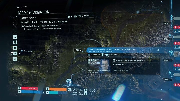 Gdzie rozpoczyna się misja: Centrum dystrybucji na zachód od Węzła Stołecznego - Death Stranding: Rozdział 2 - Amelie | Opis przejścia, solucja - Death Stranding - poradnik do gry