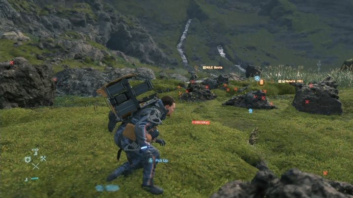 Podejdź do określonych miejsc i zbierz Chiral Crystal - Death Stranding: Rozdział 2 - Amelie | Opis przejścia, solucja - Death Stranding - poradnik do gry