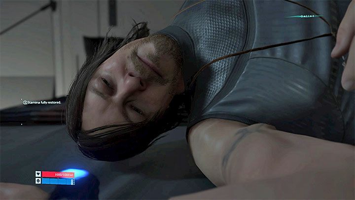 Głównym celem wizyty w prywatnej kwaterze jest udanie się na odpoczynek - Kryjówka | Death Stranding - Death Stranding - poradnik do gry