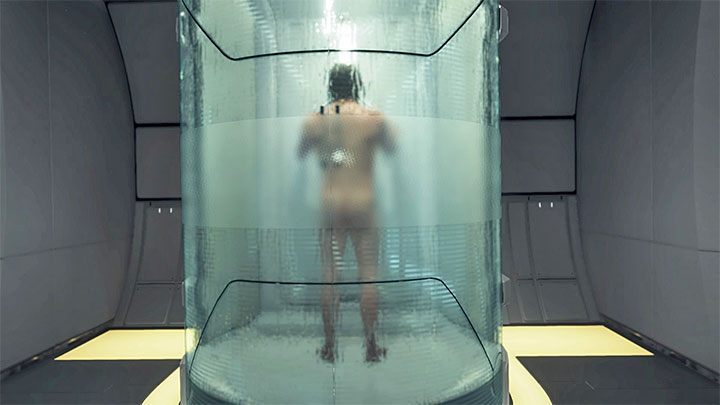 Kolejna grupa unikalnych cech kryjówki to możliwość skorzystania z prysznica oraz WC - Kryjówka | Death Stranding - Death Stranding - poradnik do gry