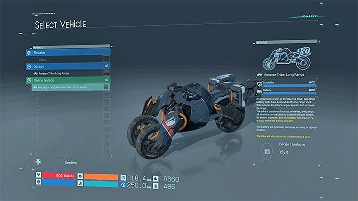 Z każdą kryjówką powiązany jest garaż, w którym można składować maksymalnie cztery pojazdy - Kryjówka | Death Stranding - Death Stranding - poradnik do gry