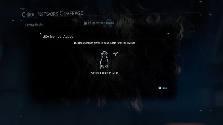 Jednak w nagrodę za ukończenia zadania otrzymasz All-terrain Skeleton, który ułatwi Ci podróżowanie po ciężkich ternach - Death Stranding: Rozdział 6 - Deadman | Opis przejścia, solucja - Death Stranding - poradnik do gry