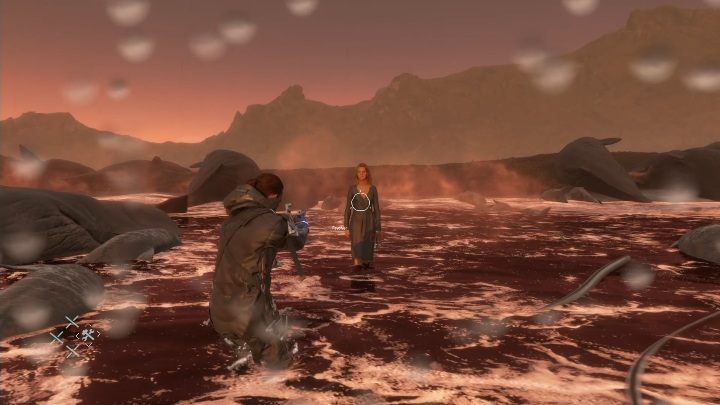 Jeśli pozwolisz kobiecie wejść do głębokiej wody gra zmusi Cię do ponownego przejścia tego etapu misji - Death Stranding: Rozdział 13 - Sam Strand | Opis przejścia, solucja - Death Stranding - poradnik do gry